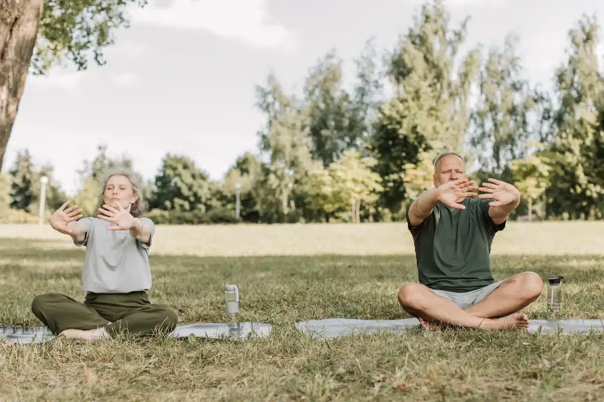 Parent prenant une profonde inspiration avant d'intervenir