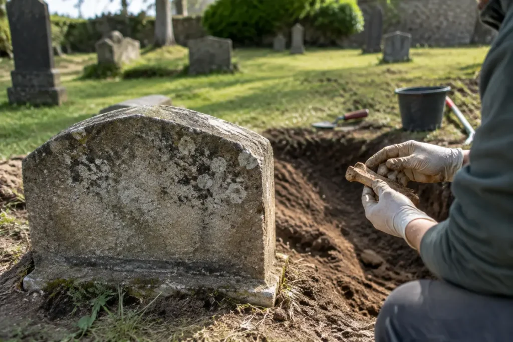 Enterrement vampire en Italie : squelette d’un enfant de 10 ans